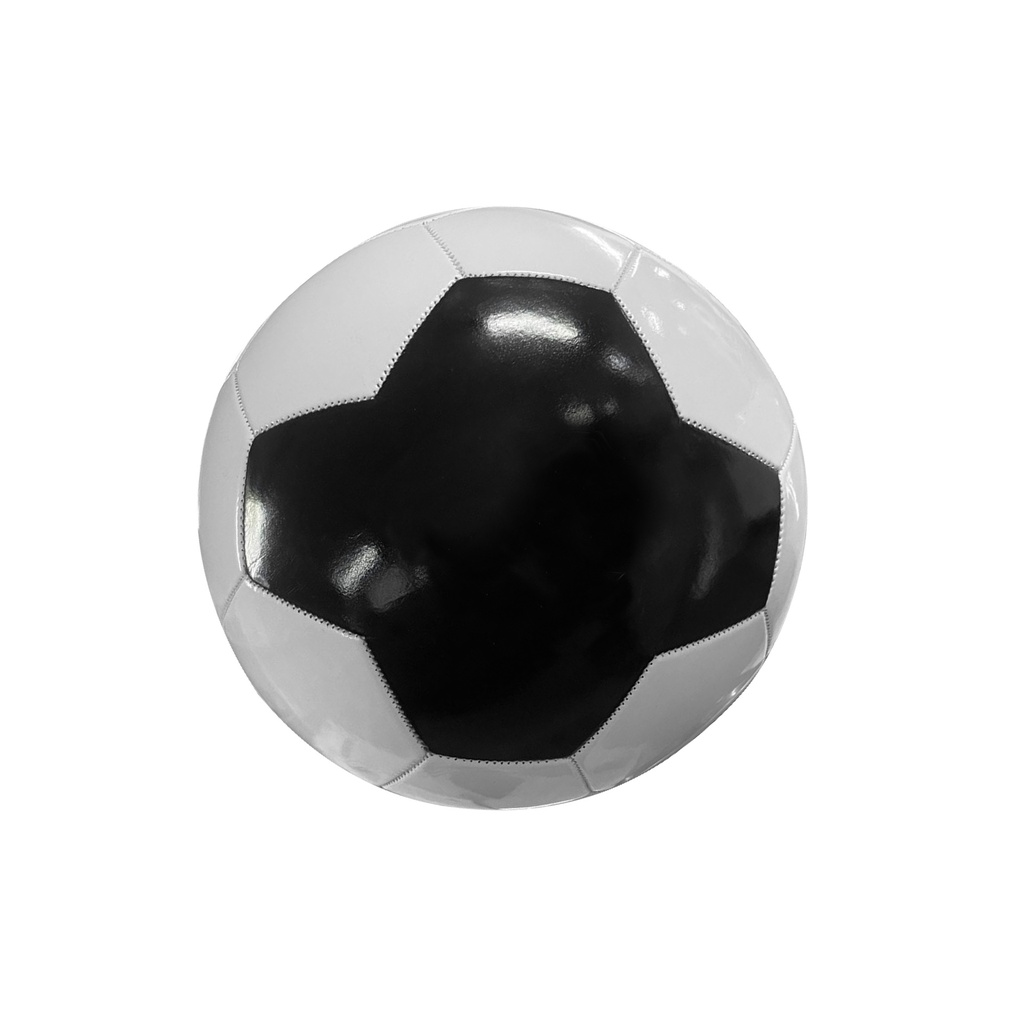BOLA DE FÚTBOL Nº5 CON HEXÁGONOS JUNTOS EN NEGRO