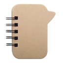 SET DE POST IT EN 4 COLORES (CAPAS) Y BANDERITAS ADHESIVAS EN ESTUCHE RECICLADO NATURAL ESPIRAL