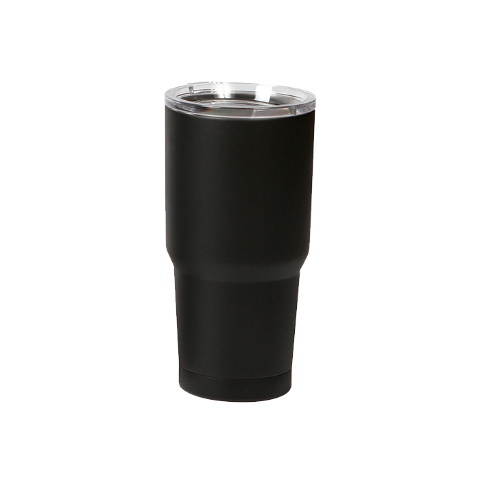 23-SV-TH-592 VASO DE METAL CON TAPA DE PLÁSTICO Y CLIP DE CIERRE CORREDIZO 500ML