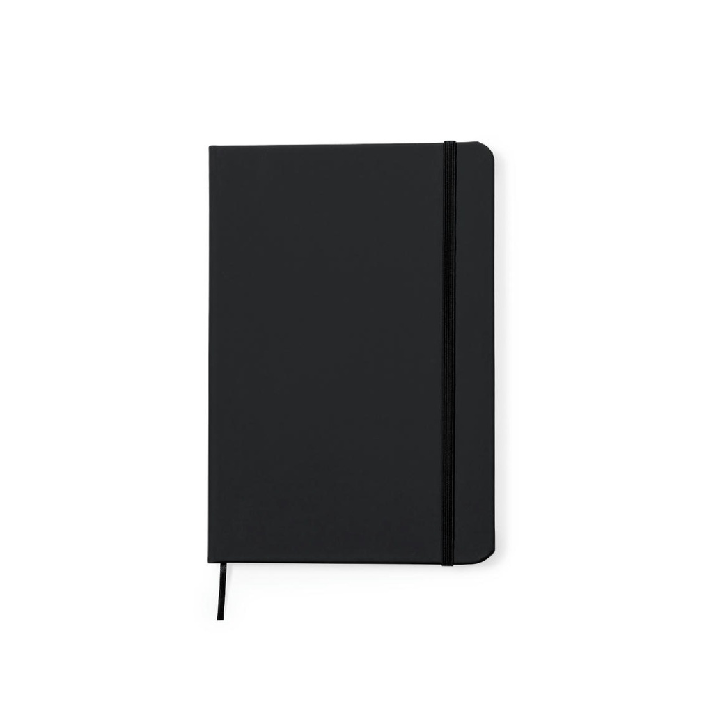 CUADERNO DE CUERINA CON  ELÁSTICO MED.  8" X 5"