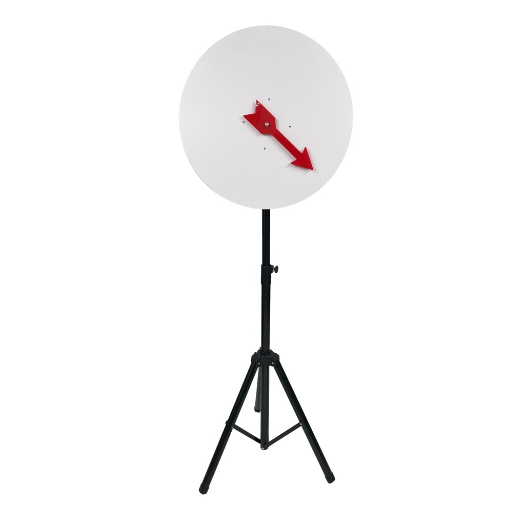 RULETA DE LA SUERTE CON BASE METÁLICA