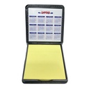 ORGANIZADOR DE POST IT CON CALENDARIO 9X9CM