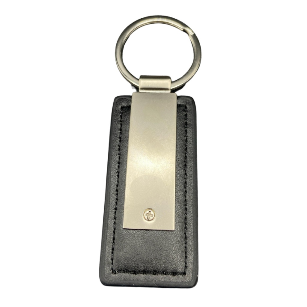 LLAVERO DE CUERO CON HEBILLA DE METAL