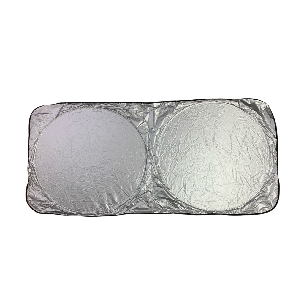 PARASOL DE CARRO EN COLOR PLATEADO