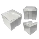 BLOCK NOTAS CON CAJA DE ACRÍLICO (9X8CM)