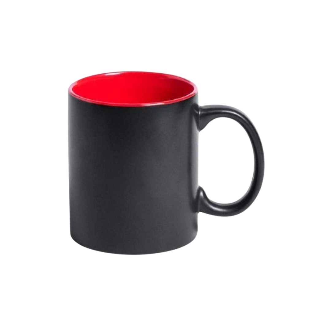 TAZA MAGICA NEGRA CON INTERIOR DE COLOR 11OZ