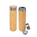 VASO TÉRMICO DOBLE PARED 500ML CON RECUBRIMIENTO DE BAMBOO
