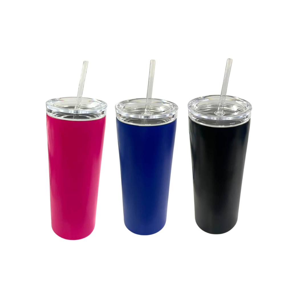 VASO DOBLE PARED CON CARRIZO 500ML.