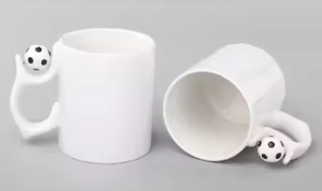 TAZA CERAMICA CON PELOTA FUTBOL