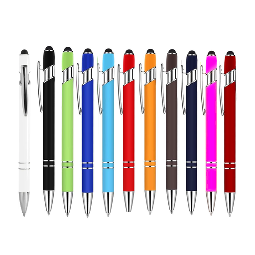 PLUMA METÁLICA CON TOUCH Y PUNTA RETRACTIL