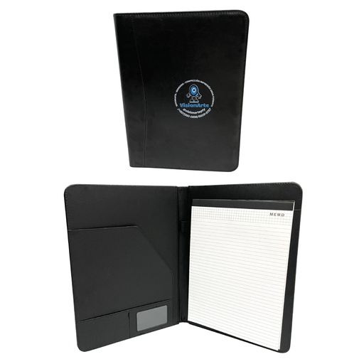 [PR-138] PADFOLIO DE CUERINA PAD DE HOJAS DE RAYA 9X12”