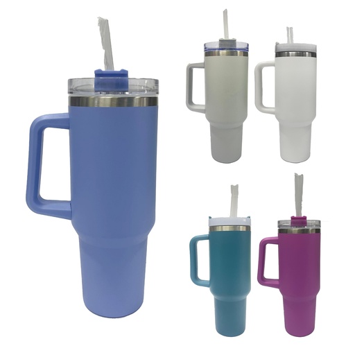 [PR-1255] VASO DE METAL CON CARRIZO 900ML