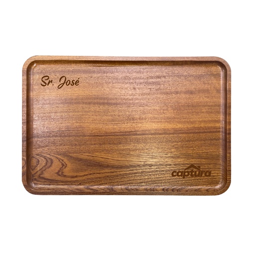 [BMRK-061] TABLA EN FORMA DE BANDEJA 14x9.5x1"