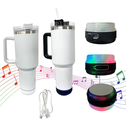 [MUSICAL] VASO TÉRMICO CON BOCINA