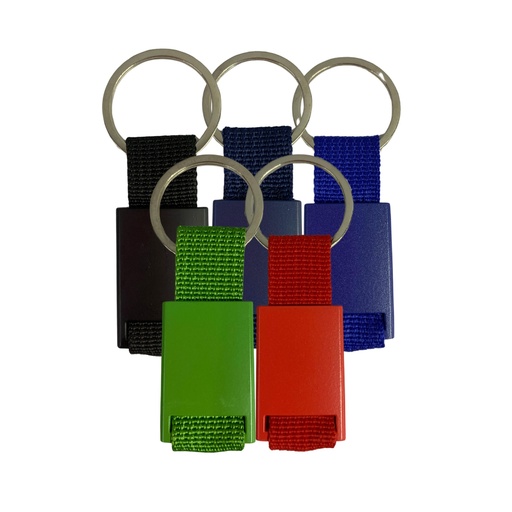 [KAI] LLAVERO CON REATA ANILLO Y HEBILLA DE METAL