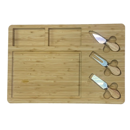[BMARK-091] TABLA DE PICAR CON 3 UTENSILIOS