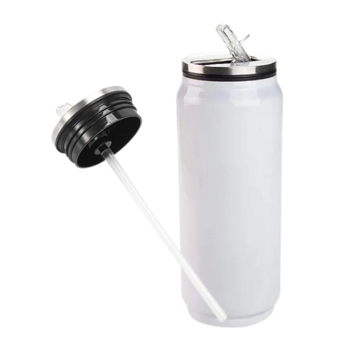 [AA0004] LATA BLANCA DE ACERO 850ML.