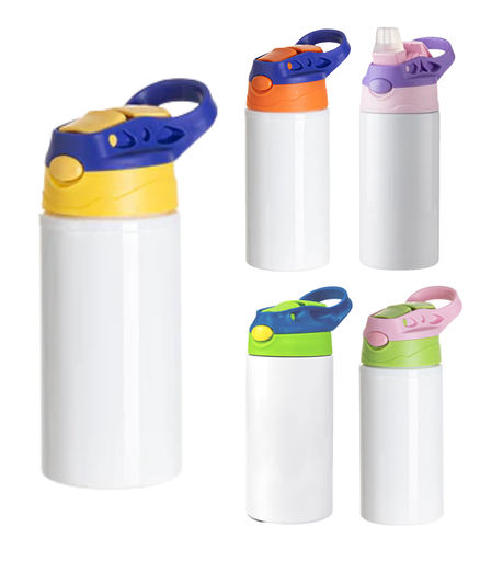 [SEFER] BOTELLA BLANCA CON TAPA EN DOS COLORES 500ML.