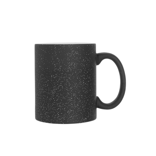 [CE0027] TAZA MAGICA NEGRA DE SUBLIMACIÓN GLITTER 11OZ