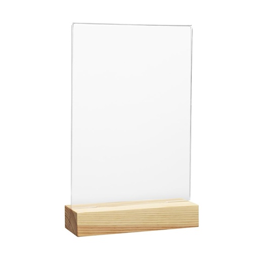 [PV0023] PORTARETRATO RECTANGULAR DE ACRÍLICO BASE A4