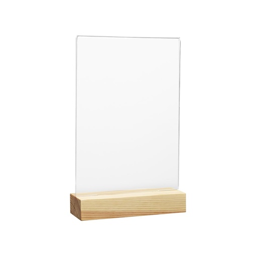 [PV0024] PORTARETRATO RECTANGULAR DE ACRÍLICO BASE A5