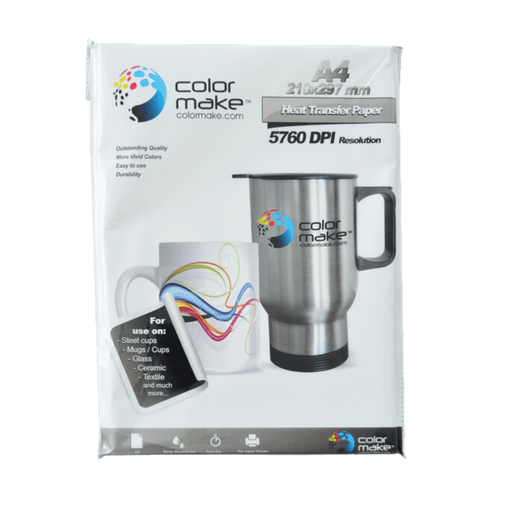 [PP0001] PAPEL SUBLIMACIÓN A4 COLORMAKE (100H)