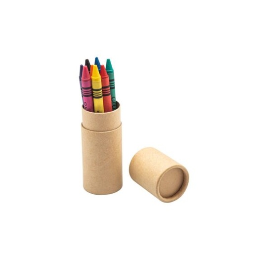 [INF-014] CAJITA CILINDRO DE CARTÓN (8 CRAYONES)