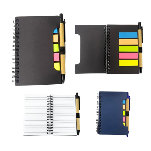 [LITTE] LIBRETA DE NOTAS CON POST IT Y PLUMA A JUEGO