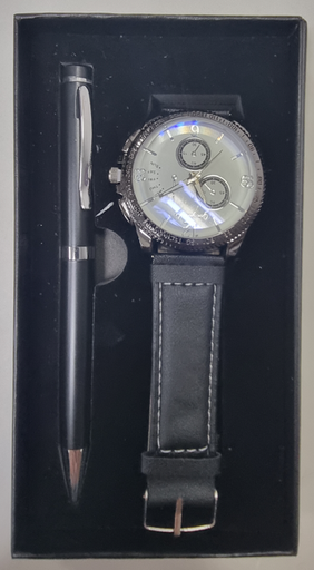 [BM-296] Pluma y Reloj en caja de regalo